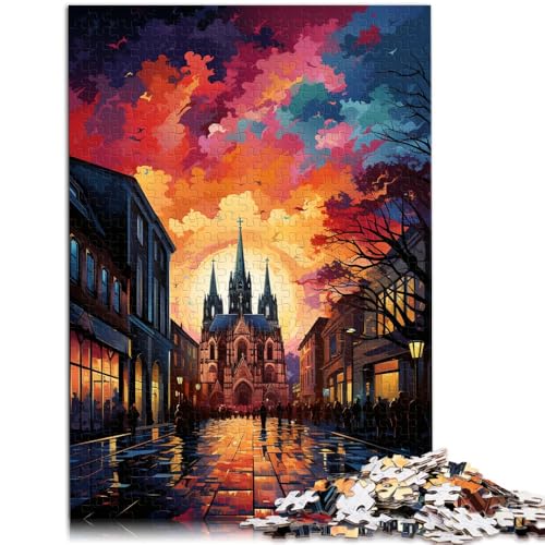 Puzzle 1000 Teile für Erwachsene Kölner Dom Geschenkpuzzle 26 x 38 cm ganze Familie für Teenager ab 14 Jahren von DLBHSG