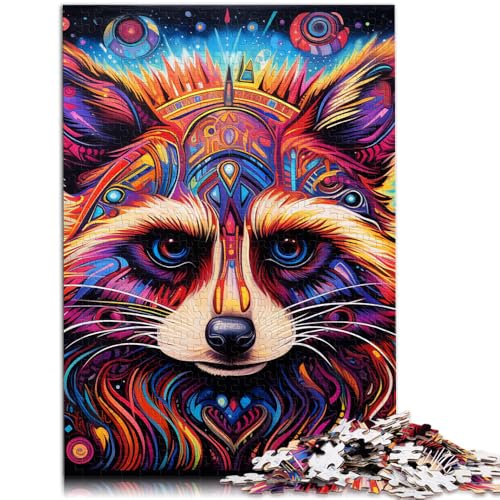 Puzzle 1000 Teile für Erwachsene Kunst Waschbär Spielspielzeug 50 x 75 cm ganze Familie ab 14 Jahren Puzzle 1000 Teile für Erwachsene Kunst Waschbär Spielspielzeug 50 x 75 cm ganze Familie ab 14 Jahren von DLBHSG