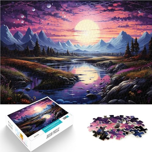 Puzzle 1000 Teile für Erwachsene Kunstlandschaft Denkspiel 26 x 38 cm Wanddekoration einzigartige Geburtstags Teenager ab 14 Jahren Puzzle 1000 Teile für Erwachsene Kunstlandschaft Denkspiel 26 x 38 cm Wanddekoration einzigartige Geburtstags Teenager ab 14 Jahren von DLBHSG