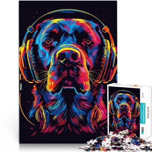 Puzzle 1000 Teile für Erwachsene Labrador Retriever Dog Art Puzzle Lernspiele 26 x 38 cm mit passendem Poster und Quizblatt Puzzle 1000 Teile für Erwachsene Labrador Retriever Dog Art Puzzle Lernspiele 26 x 38 cm mit passendem Poster und Quizblatt von DLBHSG