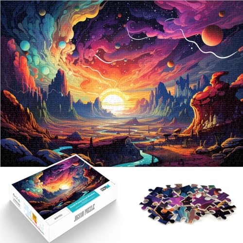 Puzzle 1000 Teile für Erwachsene Landschaft anspruchsvoll schwierig 50 x 75 cm ganze Familie von DLBHSG