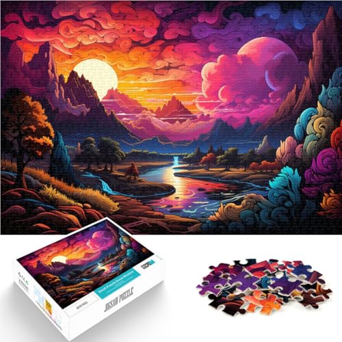 Puzzle 1000 Teile für Erwachsene Landschafts-Lernspielzeug 26 x 38 cm einzigartige Geburtstags- und Geschenkideen für Teenager ab 14 Jahren von DLBHSG