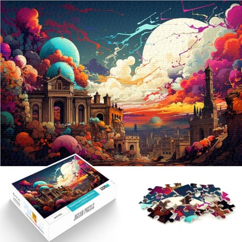 Puzzle 1000 Teile für Erwachsene Landschafts-Lernspielzeug 50 x 75 cm stärkt die Liebe zwischen Paaren für Teenager ab 14 Jahren von DLBHSG
