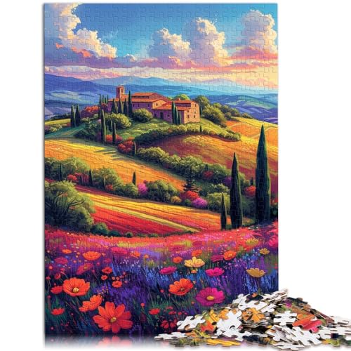 Puzzle 1000 Teile für Erwachsene Landschaftskunst anspruchsvolles schwieriges Puzzle 50 x 75 cm geeignet als Schreibtischdekoration von DLBHSG