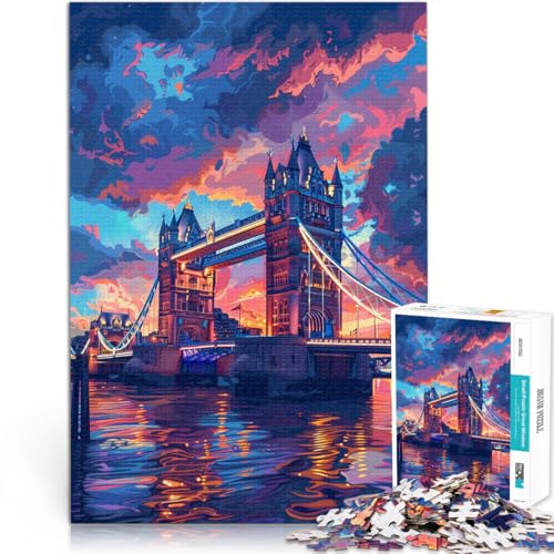 Puzzle 1000 Teile für Erwachsene London Tower Bridge Spielspielzeug 26 x 38 cm Lernspiel für Geburtstag Weihnachten für Teenager ab 14 Jahren Puzzle 1000 Teile für Erwachsene London Tower Bridge Spielspielzeug 26 x 38 cm Lernspiel für Geburtstag Weihnachten für Teenager ab 14 Jahren von DLBHSG