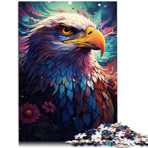 Puzzle 1000 Teile für Erwachsene Malen Adler Lernpuzzle 50 x 75 cm einzigartige Geburtstags- und Geschenkideen für Teenager ab 14 Jahren von DLBHSG