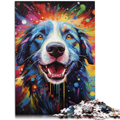 Puzzle 1000 Teile für Erwachsene Malen Farbe Sternenhimmel Hund Spielspielzeug 50 x 75 cm Stressabbau schwierige Herausforderung Puzzle 1000 Teile für Erwachsene Malen Farbe Sternenhimmel Hund Spielspielzeug 50 x 75 cm Stressabbau schwierige Herausforderung von DLBHSG