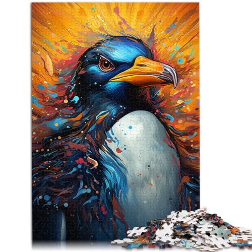 Puzzle 1000 Teile für Erwachsene Malen farbiges Pinguin-Puzzle Wanddekoration 50 x 75 cm Fördert die Liebe zwischen Paaren Puzzle 1000 Teile für Erwachsene Malen farbiges Pinguin-Puzzle Wanddekoration 50 x 75 cm Fördert die Liebe zwischen Paaren von DLBHSG