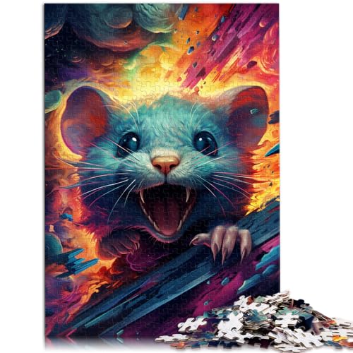 Puzzle 1000 Teile für Erwachsene Maus-Spielzeug 50 x 75 cm Herausforderung für die Gehirnintelligenz süchtig machendes Spielzeug geeignet für Jugendliche ab 14 Jahren von DLBHSG