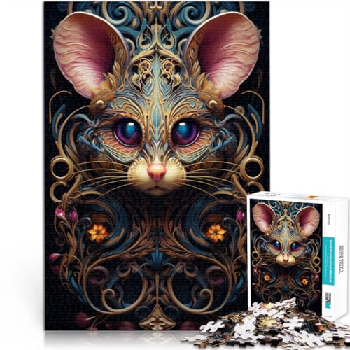 Puzzle 1000 Teile für Erwachsene Maus-Spielzeug 50 x 75 cm ganze Familie für Teenager ab 14 Jahren von DLBHSG