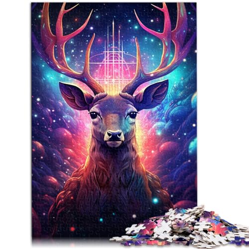 Puzzle 1000 Teile für Erwachsene Mirage Deer Denkspiel 50 x 75 cm Herausforderung der Gehirnintelligenz süchtig machendes Spielzeug für 14-Jährige von DLBHSG