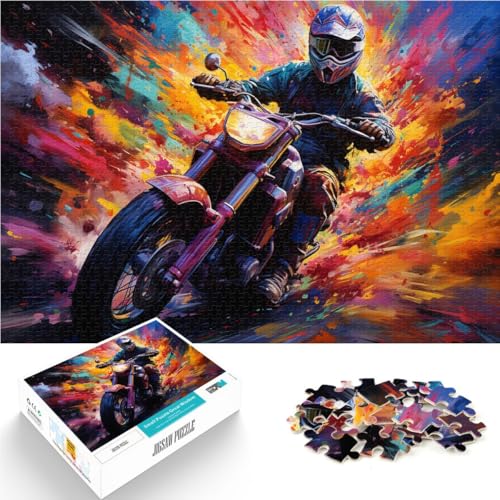 Puzzle 1000 Teile für Erwachsene Motorradfahrer Denkspiel 50x75cm Stressabbau Schwierige Herausforderung für 14-Jährige Puzzle 1000 Teile für Erwachsene Motorradfahrer Denkspiel 50x75cm Stressabbau Schwierige Herausforderung für 14-Jährige von DLBHSG
