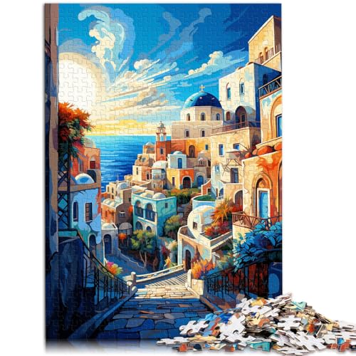 Puzzle 1000 Teile für Erwachsene Mykonos Lernspielzeug 26x38cm Geeignet als Schreibtischdekoration für Teenager ab 14 Jahren Puzzle 1000 Teile für Erwachsene Mykonos Lernspielzeug 26x38cm Geeignet als Schreibtischdekoration für Teenager ab 14 Jahren von DLBHSG
