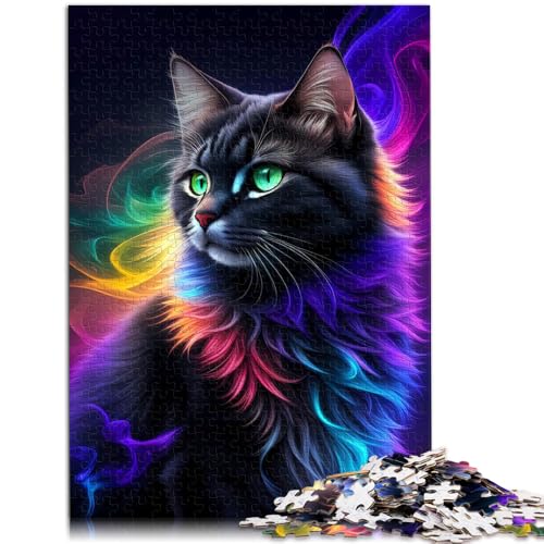 Puzzle 1000 Teile für Erwachsene Mystische Schwarze Katze Denkspiel 50 x 75 cm Geschenke für Freunde und Familie für Teenager ab 14 Jahren Puzzle 1000 Teile für Erwachsene Mystische Schwarze Katze Denkspiel 50 x 75 cm Geschenke für Freunde und Familie für Teenager ab 14 Jahren von DLBHSG