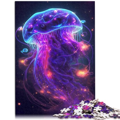 Puzzle 1000 Teile für Erwachsene Neon-Quallen-Cartoon-Puzzle 50 x 75 cm anspruchsvolles Spiel und Familienspiel für Teenager ab 14 Jahren Puzzle 1000 Teile für Erwachsene Neon-Quallen-Cartoon-Puzzle 50 x 75 cm anspruchsvolles Spiel und Familienspiel für Teenager ab 14 Jahren von DLBHSG