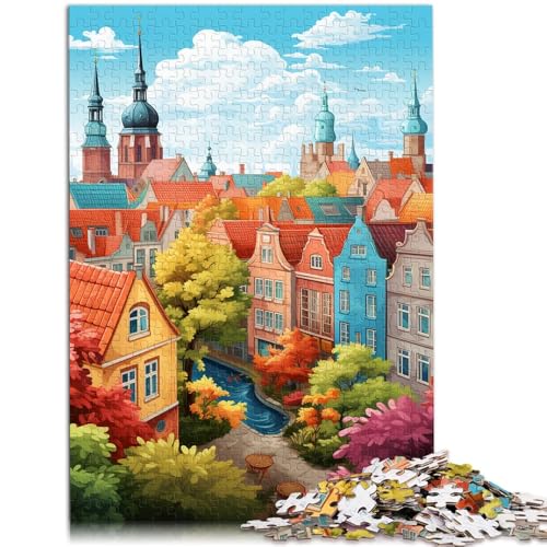Puzzle 1000 Teile für Erwachsene Odense HC Puzzle Lernspiele 50x75cm Fördert die Liebe zwischen Paaren für Teenager ab 14 Jahren von DLBHSG