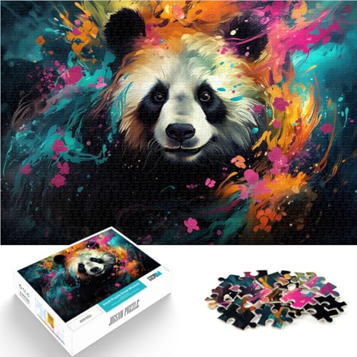 Puzzle 1000 Teile für Erwachsene Panda-Spielzeug 50 x 75 cm Herausforderung der Gehirnintelligenz süchtig machendes Spielzeug geeignet für Jugendliche ab 14 Jahren von DLBHSG