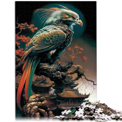 Puzzle 1000 Teile für Erwachsene Phoenix Chimerical Puzzle 26x38cm Herausforderndes Spiel und Familienspiel für Teenager ab 14 Jahren von DLBHSG
