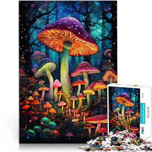 Puzzle 1000 Teile für Erwachsene Pilzkunst Denkspiel 50 x 75 cm Wanddekoration einzigartige Geburtstags Teenager ab 14 Jahren Puzzle 1000 Teile für Erwachsene Pilzkunst Denkspiel 50 x 75 cm Wanddekoration einzigartige Geburtstags Teenager ab 14 Jahren von DLBHSG