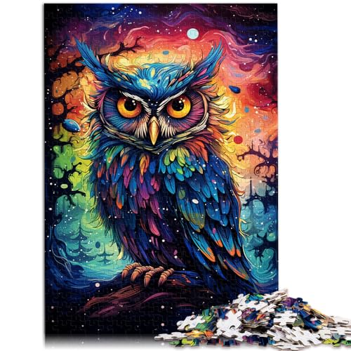 Puzzle 1000 Teile für Erwachsene Planet Eule Stressabbau-Spielzeug 50x75cm ganze Familie ab 14 Jahren von DLBHSG
