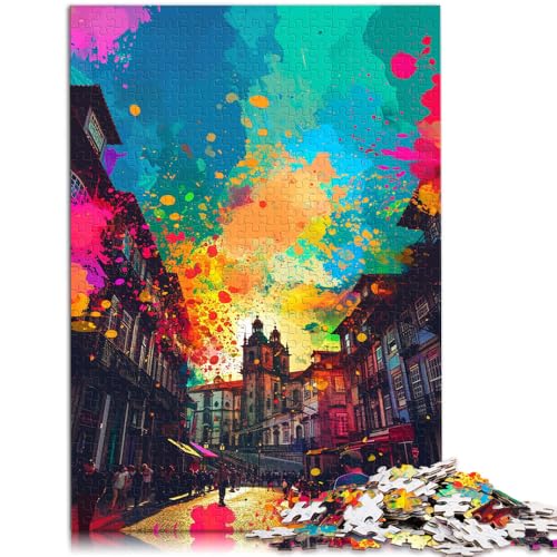 Puzzle 1000 Teile für Erwachsene Prag Lernspielzeug 50x75cm ganze Familie für Teenager ab 14 Jahren von DLBHSG