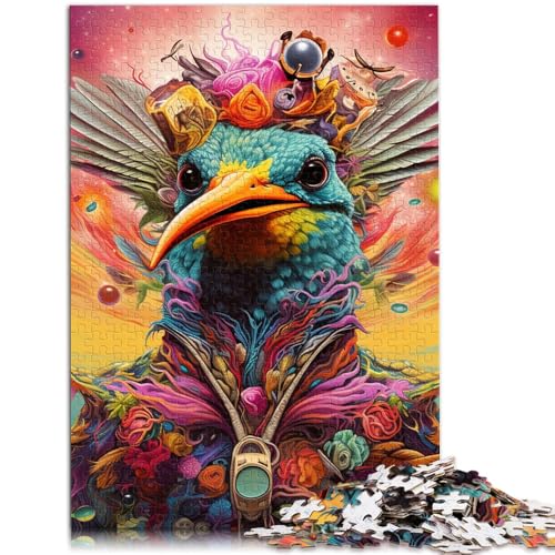 Puzzle 1000 Teile für Erwachsene Psychedelischer Kolibri Lernpuzzle 26 x 38 cm Lernspiel für Geburtstag Weihnachten Puzzle 1000 Teile für Erwachsene Psychedelischer Kolibri Lernpuzzle 26 x 38 cm Lernspiel für Geburtstag Weihnachten von DLBHSG