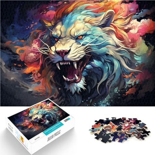 Puzzle 1000 Teile für Erwachsene Riesendrache und Löwe Lernspiel Herausforderungsspielzeug 50x75cm Lernspiel für Geburtstag Weihnachten Puzzle 1000 Teile für Erwachsene Riesendrache und Löwe Lernspiel Herausforderungsspielzeug 50x75cm Lernspiel für Geburtstag Weihnachten von DLBHSG
