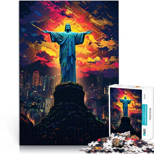 Puzzle 1000 Teile für Erwachsene Rio de Janeiro Lernspielzeug 50x75cm ganze Familie für Teenager ab 14 Jahren Puzzle 1000 Teile für Erwachsene Rio de Janeiro Lernspielzeug 50x75cm ganze Familie für Teenager ab 14 Jahren von DLBHSG