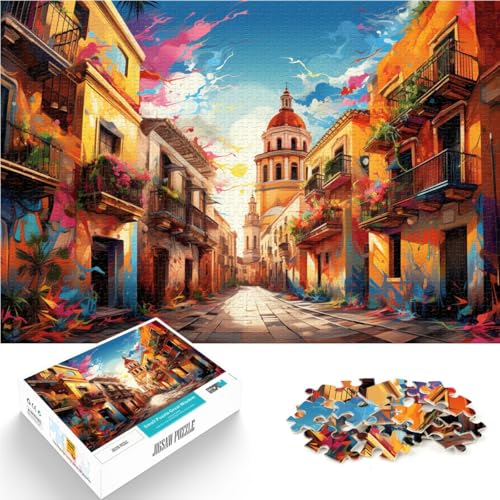 Puzzle 1000 Teile für Erwachsene Sevilla Puzzle Lernspiele 26x38cm Lernspiel für Geburtstag Weihnachten für Teenager ab 14 Jahren von DLBHSG