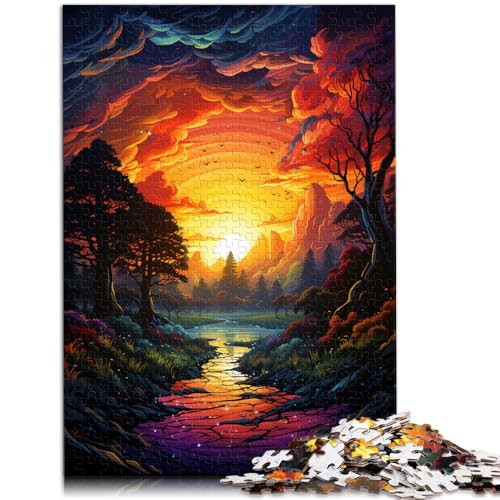 Puzzle 1000 Teile für Erwachsene Sonnenuntergangspuzzle Wanddekoration 50x75cm Geeignet als Schreibtischdekoration für Teenager ab 14 Jahren Puzzle 1000 Teile für Erwachsene Sonnenuntergangspuzzle Wanddekoration 50x75cm Geeignet als Schreibtischdekoration für Teenager ab 14 Jahren von DLBHSG