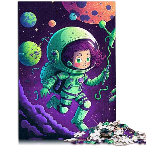 Puzzle 1000 Teile für Erwachsene Space Girl Puzzle-Wanddekoration 50 x 75 cm geeignet als Schreibtischdekoration für Kinder ab 14 Jahren Puzzle 1000 Teile für Erwachsene Space Girl Puzzle-Wanddekoration 50 x 75 cm geeignet als Schreibtischdekoration für Kinder ab 14 Jahren von DLBHSG