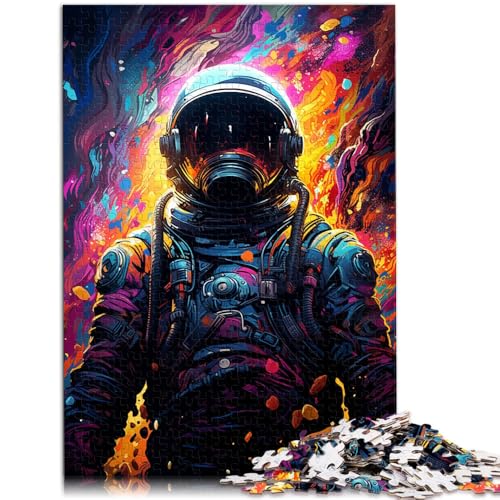 Puzzle 1000 Teile für Erwachsene Spacenaut farbenfrohes Lernspiel Herausforderungsspielzeug 26 x 38 cm Geburtstagsgeschenk Geschenke Wandkunst Puzzle 1000 Teile für Erwachsene Spacenaut farbenfrohes Lernspiel Herausforderungsspielzeug 26 x 38 cm Geburtstagsgeschenk Geschenke Wandkunst von DLBHSG
