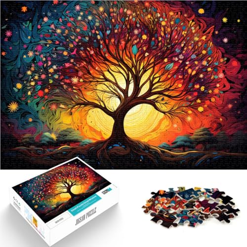 Puzzle 1000 Teile für Erwachsene Sternenhimmel Baum Denkspiel 50x75cm Angebot als Geschenk für die ganze Familie für Teenager ab 14 Jahren von DLBHSG
