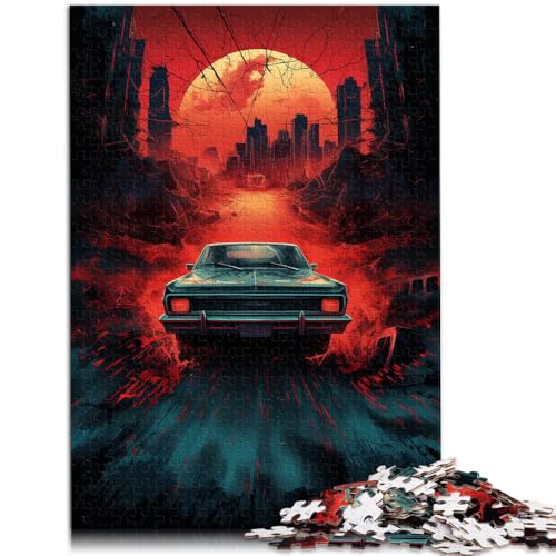 Puzzle 1000 Teile für Erwachsene Supernatural-Auto-Denkspiel 50 x 75 cm Geeignet als Schreibtischdekoration für Teenager ab 14 Jahren von DLBHSG
