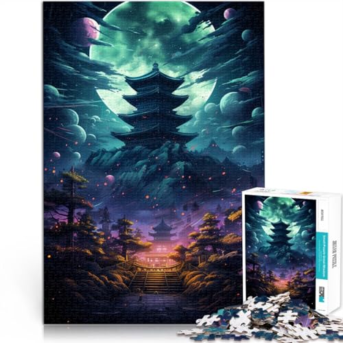 Puzzle 1000 Teile für Erwachsene Tempel Japan Puzzle Lernspiele 26x38cm Geburtstagsgeschenk Geschenke Wandkunst für Teenager ab 14 Jahren von DLBHSG