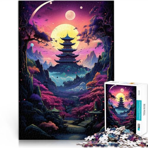 Puzzle 1000 Teile für Erwachsene Tempel Japan interessantes Puzzle zur Stressreduzierung 50 x 75 cm mit passendem Poster und Quizblatt Puzzle 1000 Teile für Erwachsene Tempel Japan interessantes Puzzle zur Stressreduzierung 50 x 75 cm mit passendem Poster und Quizblatt von DLBHSG