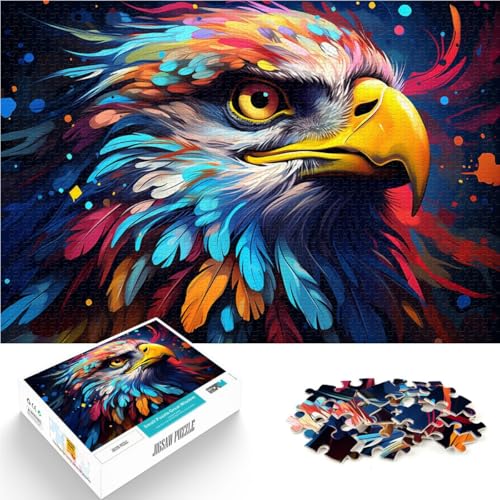 Puzzle 1000 Teile für Erwachsene Tier-Adler-Puzzle Lernspiele 26 x 38 cm geeignet als Schreibtischdekoration für Kinder ab 14 Jahren Puzzle 1000 Teile für Erwachsene Tier-Adler-Puzzle Lernspiele 26 x 38 cm geeignet als Schreibtischdekoration für Kinder ab 14 Jahren von DLBHSG