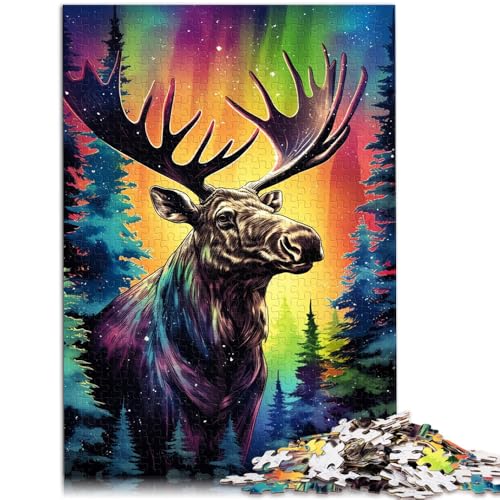 Puzzle 1000 Teile für Erwachsene Tier-Elch-Denkspiel 50 x 75 cm jedes Teil ist einzigartig – herausforderndes lustiges Familienspiel Puzzle 1000 Teile für Erwachsene Tier-Elch-Denkspiel 50 x 75 cm jedes Teil ist einzigartig – herausforderndes lustiges Familienspiel von DLBHSG