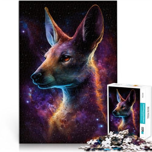 Puzzle 1000 Teile für Erwachsene Tier-Känguru-Puzzle Lernspiele 26x38cm Lernspiel für Geburtstag Weihnachten für Teenager ab 14 Jahren von DLBHSG