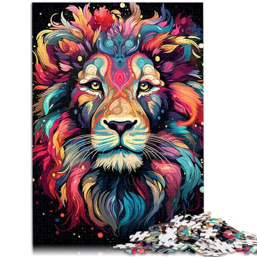 Puzzle 1000 Teile für Erwachsene Tier Löwe Lernspiel Herausforderungsspielzeug 50x75cm Anspruchsvolles Spiel und Familienspiel für 14-Jährige von DLBHSG