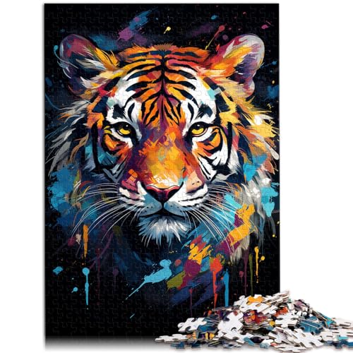 Puzzle 1000 Teile für Erwachsene Tiger Lernpuzzle Familienspiel 26x38cm Geschenke für Freunde und Familie für 14-Jährige Puzzle 1000 Teile für Erwachsene Tiger Lernpuzzle Familienspiel 26x38cm Geschenke für Freunde und Familie für 14-Jährige von DLBHSG