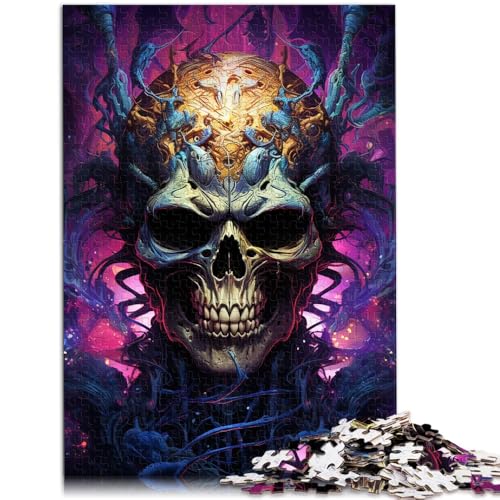 Puzzle 1000 Teile für Erwachsene Totenkopf malen Dekomprimieren intellektuelles Lernspielzeug 50 x 75 cm Geburtstagsgeschenk Geschenke Wandkunst Puzzle 1000 Teile für Erwachsene Totenkopf malen Dekomprimieren intellektuelles Lernspielzeug 50 x 75 cm Geburtstagsgeschenk Geschenke Wandkunst von DLBHSG