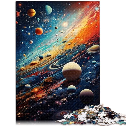 Puzzle 1000 Teile für Erwachsene Universum Stressabbau-Spielzeug 50 x 75 cm Spaß bei Heimaktivitäten Geburtstagsgeschenk Reisegeschenk von DLBHSG