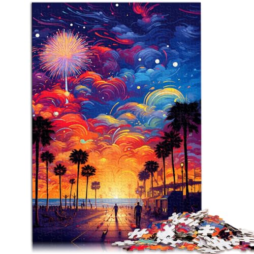 Puzzle 1000 Teile für Erwachsene Venice Beach Lernspiel Challenge Toy 50x75cm Lernspiel für Geburtstag Weihnachten von DLBHSG