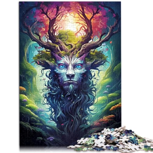 Puzzle 1000 Teile für Erwachsene Waldgeist Lernspielzeug 26 x 38 cm Stressabbau schwierige Herausforderung für Teenager ab 14 Jahren Puzzle 1000 Teile für Erwachsene Waldgeist Lernspielzeug 26 x 38 cm Stressabbau schwierige Herausforderung für Teenager ab 14 Jahren von DLBHSG