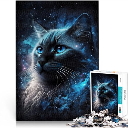 Puzzle 1000 Teile für Erwachsene Weltraum-Katze interessantes Puzzle zur Stressreduzierung 50 x 75 cm Stressabbau Urlaub zu Hause Zeit totschlagen Puzzle 1000 Teile für Erwachsene Weltraum-Katze interessantes Puzzle zur Stressreduzierung 50 x 75 cm Stressabbau Urlaub zu Hause Zeit totschlagen von DLBHSG