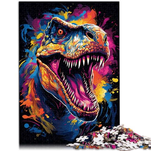 Puzzle 1000 Teile für Erwachsene Wildes buntes Dinosaurier-Puzzle Lernspiele 26 x 38 cm Fördern Sie die Liebe zwischen Paaren für 14-Jährige Puzzle 1000 Teile für Erwachsene Wildes buntes Dinosaurier-Puzzle Lernspiele 26 x 38 cm Fördern Sie die Liebe zwischen Paaren für 14-Jährige von DLBHSG