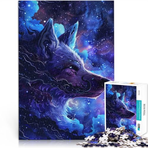 Puzzle 1000 Teile für Erwachsene Wölfe Wolken Lernspiel Herausforderung Spielzeug 50x75cm ganze Familie Puzzle 1000 Teile für Erwachsene Wölfe Wolken Lernspiel Herausforderung Spielzeug 50x75cm ganze Familie von DLBHSG