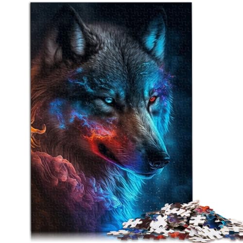 Puzzle 1000 Teile für Erwachsene Wolf-Denkspiel 50 x 75 cm Helfen Sie dem Gehirn süchtig machendes Spielzeug zu trainieren und Geduld zu fördern Puzzle 1000 Teile für Erwachsene Wolf-Denkspiel 50 x 75 cm Helfen Sie dem Gehirn süchtig machendes Spielzeug zu trainieren und Geduld zu fördern von DLBHSG