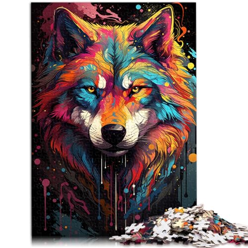 Puzzle 1000 Teile für Erwachsene Wolf Lernspiel Herausforderungsspielzeug 50 x 75 cm Anspruchsvolles Spiel und Familienspiel für Teenager ab 14 Jahren Puzzle 1000 Teile für Erwachsene Wolf Lernspiel Herausforderungsspielzeug 50 x 75 cm Anspruchsvolles Spiel und Familienspiel für Teenager ab 14 Jahren von DLBHSG